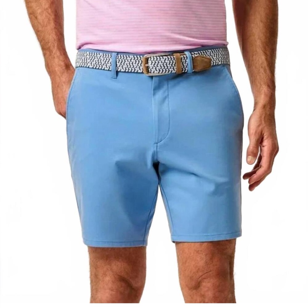 NWOT johnnie-O SZ 32 Men's Jupiters Stretch Cotton Performance Shorts 8” inseam